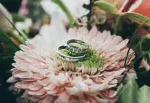 bague de fiançailles serties de pierres