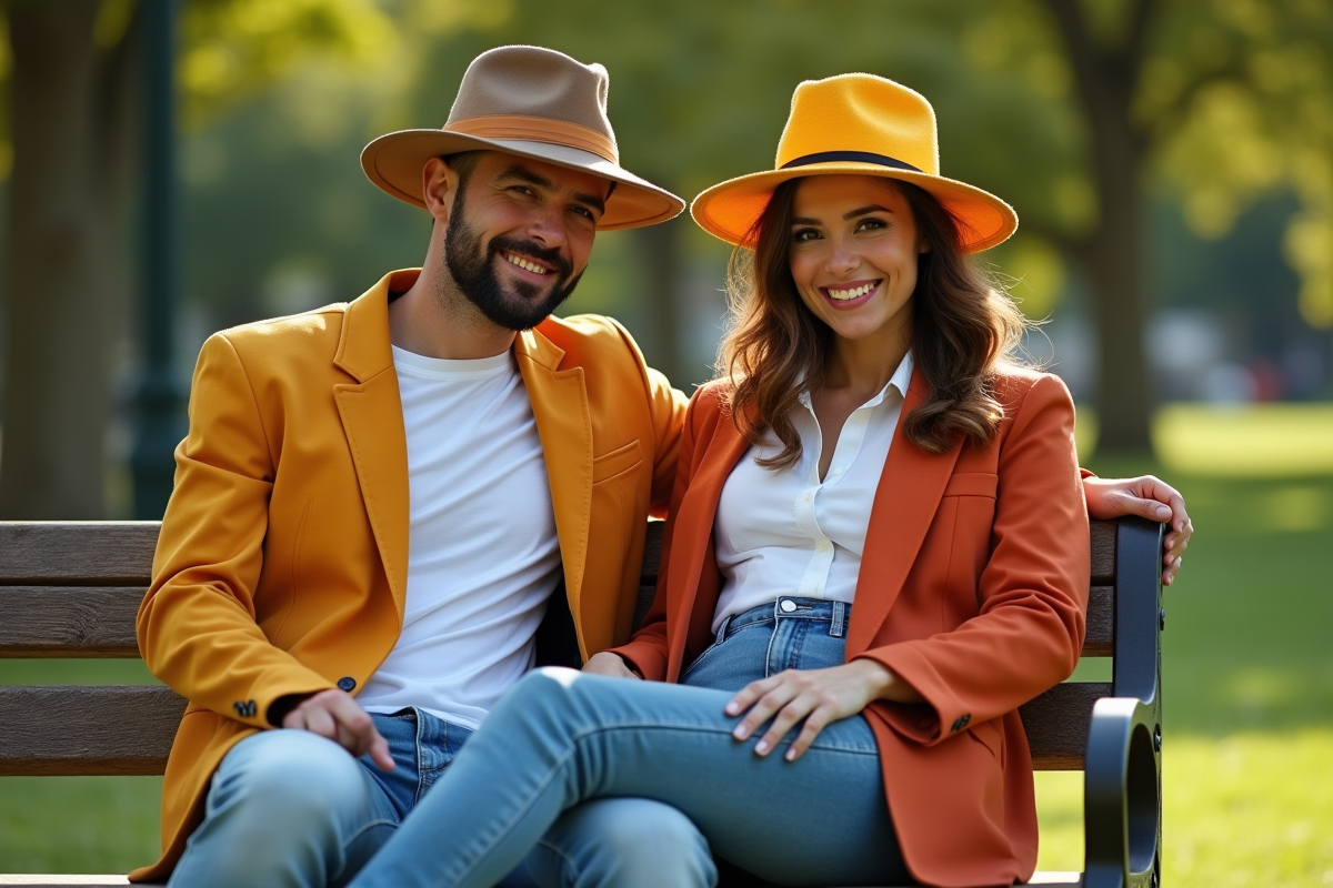 chapeau couleur