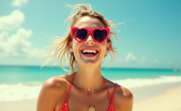 Lunettes de soleil cœur : l’accessoire en vogue cet été