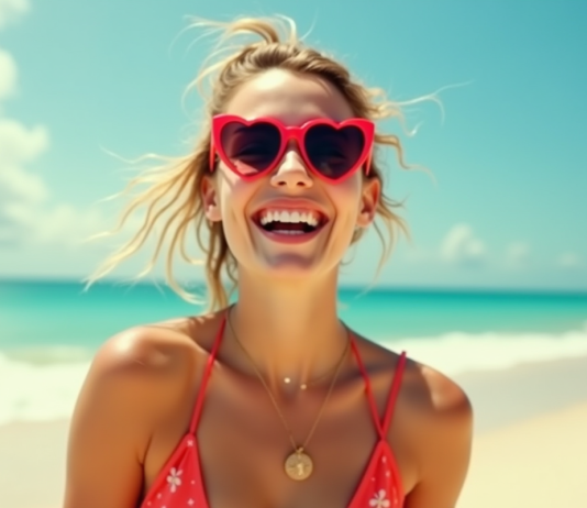 Lunettes de soleil cœur : l’accessoire en vogue cet été